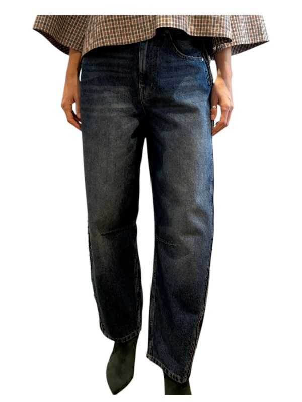 JEANS BARREL CONTRASTE NAVY KASHBA K1MW ESSENTIEL ANTWERP Strasbourg fashion AVANT