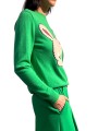 PULL VERT LAPIN ROSE KAPITAL K3KQ ESSENTIEL ANTWERP Strasbourg fashion côté