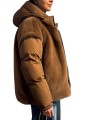 DOUDOUNE ECO FOURRURE MANCHES AMO CHOCOLAT K BEAUTY BA08 Strasbourg fashion côté manches