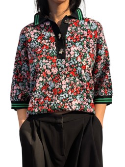 POLO LIBERTY KARTOS NOIR ROUGE K1BL ESSENTIEL ANTWERP Strasbourg Fashion avant