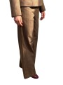 PANTALON PRINCE DE GALLES BRUN BLEU TAILLE ELASTIQUE KELLINE K2CG Strasbourg fashion côté