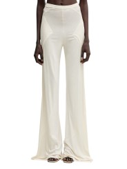 PANTALON BIAS JERSEY VISCOSE BUTTER LI01F7332 RV 81 RICK OWENS LILIES FEMME face
