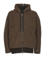 BLOUSON BI MATIERE BORD MAILLE MILITARE UW31 60 ISABEL BENENATO HOMME solo