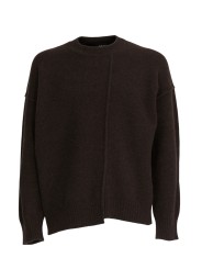 PULL COL ROND YACK MARRON UK05 08 ISABEL BENENATO HOMME STRASBOURG solo