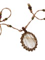 COLLIER TIBETAIN STIB QUARTZ RUTILE GOLD SHARING jewerly Strasbourg Sharing focus 1