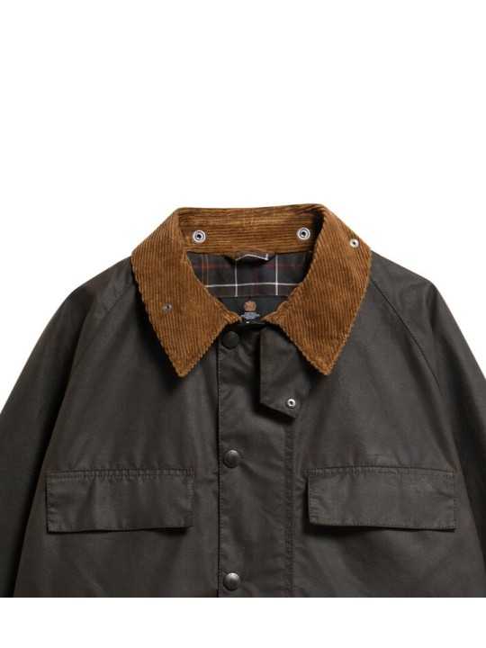 BLOUSON TRANSPORT BRUN RUSTIC MWX 2569 BR91 BARBOUR HOMME VESTE BOUTIQUE COL
