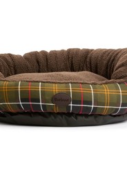 LIT CHIEN TOUTOUNE TARTAN INT POLAIRE 30CM DAC 0120 TN11 Barbour dog boutique Strasbourg shop store zoom