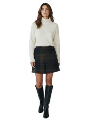 JUPE TARTAN SHADOW VERT BLEU PLIS MARLOW LSK 0180 TN43 Barbour femme shop boutique Strasbourg look