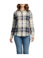 Chemise tartan écru blu Bredon LSH 1353 TN26 Barbour femme boutique Strasbourg shirt store shop online look