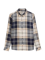 Chemise tartan écru blu Bredon LSH 1353 TN26 Barbour femme boutique Strasbourg shirt store shop online flat