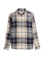 Chemise tartan écru blu Bredon LSH 1353 TN26 Barbour femme boutique Strasbourg shirt store shop online flat