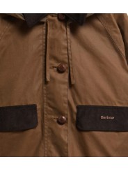 Veste Adima courte capuche amovible beige Tan Barbour femme LWX 1587 TA51 boutique Strasbourg shop store détail