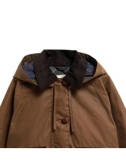 Veste Adima courte capuche amovible beige Tan Barbour femme LWX 1587 TA51 boutique Strasbourg shop store capuche