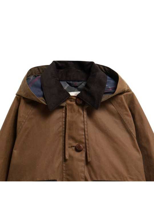 Veste Adima courte capuche amovible beige Tan Barbour femme LWX 1587 TA51 boutique Strasbourg shop store capuche