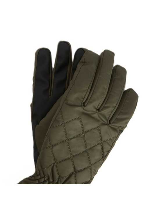 GANTS MATELASSE VERT WATERPROOF LGL 0142 OL91 Barbour femme boutique Strasbourg glow zoom