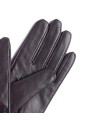 Gants cuir brun & tartan bleu rouge Barbour femme LGL 0037 BR71 boutique Strasbourg shop online store zoom