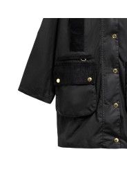TRENCH MODERN BEAUFORT NOIR WAX LWX 1583 BK71 BARBOUR FEMME boutique Strasbourg shop store veste poches