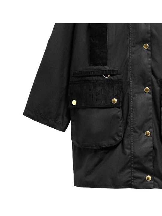 TRENCH MODERN BEAUFORT NOIR WAX LWX 1583 BK71 BARBOUR FEMME boutique Strasbourg shop store veste poches