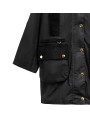 TRENCH MODERN BEAUFORT NOIR WAX LWX 1583 BK71 BARBOUR FEMME boutique Strasbourg shop store veste poches