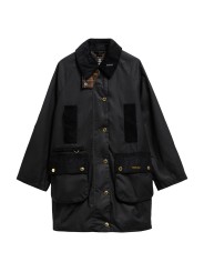 TRENCH MODERN BEAUFORT NOIR WAX LWX 1583 BK71 BARBOUR FEMME boutique Strasbourg shop store veste vue