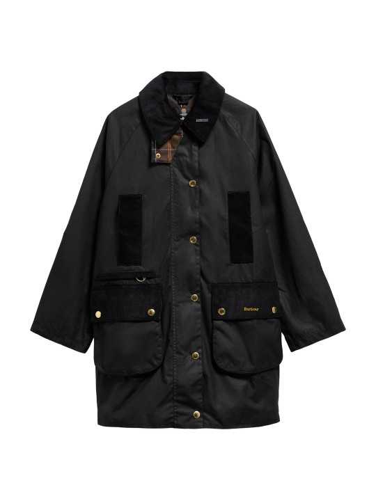 TRENCH MODERN BEAUFORT NOIR WAX LWX 1583 BK71 BARBOUR FEMME boutique Strasbourg shop store veste vue