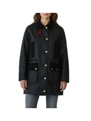 TRENCH MODERN BEAUFORT NOIR WAX LWX 1583 BK71 BARBOUR FEMME boutique Strasbourg shop store veste front