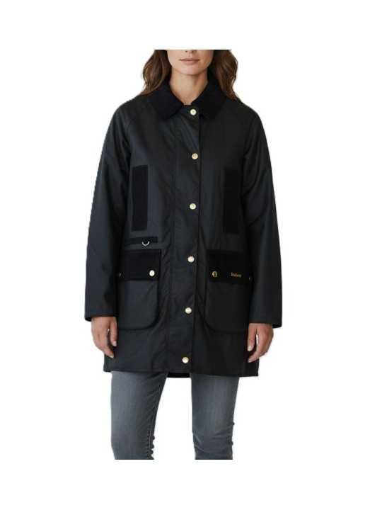 TRENCH MODERN BEAUFORT NOIR WAX LWX 1583 BK71 BARBOUR FEMME boutique Strasbourg shop store veste nopat