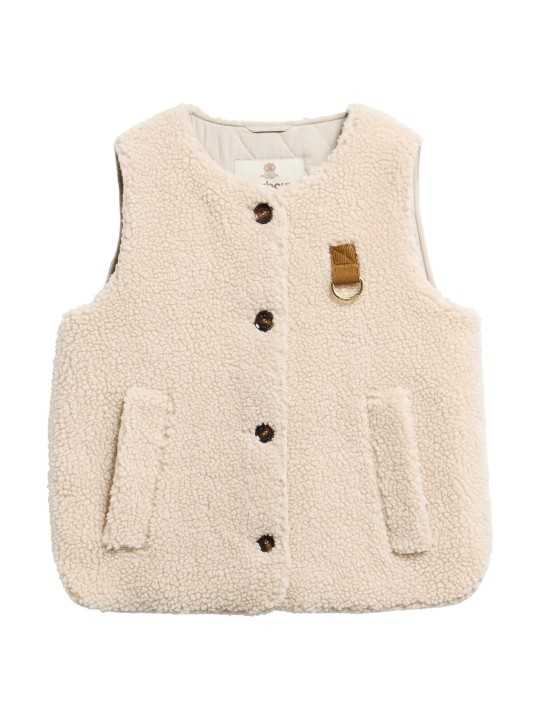 VESTE BOWES MOUTON ECO SANS MANCHE ECRU LGI 0228 Barbour femme boutique Strasbourg vêtement store flat