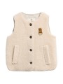 VESTE BOWES MOUTON ECO SANS MANCHE ECRU LGI 0228 Barbour femme boutique Strasbourg vêtement store flat