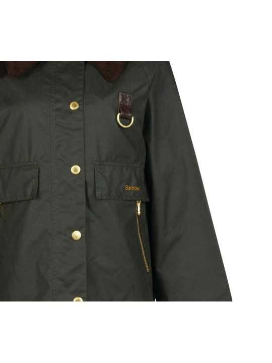 VESTE CATTON COURTE SAGE LWX 1333 SG51 BARBOUR FEMME boutique Strasbourg shop store online détail