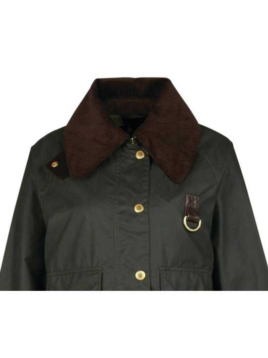 VESTE CATTON COURTE SAGE LWX 1333 SG51 BARBOUR FEMME boutique Strasbourg shop store online col