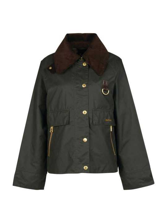 VESTE CATTON COURTE SAGE LWX 1333 SG51 BARBOUR FEMME boutique Strasbourg shop store online flat