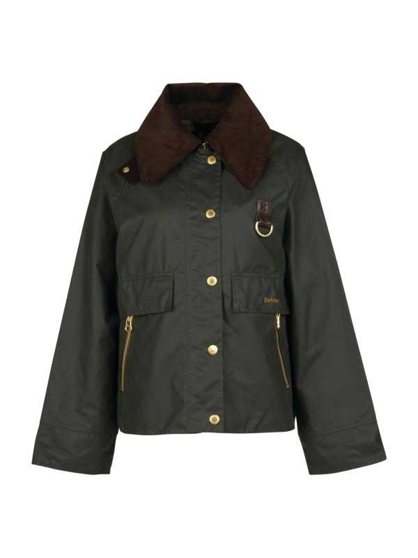 VESTE CATTON COURTE SAGE LWX 1333 SG51 BARBOUR FEMME boutique Strasbourg shop store online flat