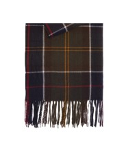 ECHARPE TARTAN NAVY ROUGE HAILES LSC 0426 TN11 Barbour femme homme store boutique Strasbourg store shop franges