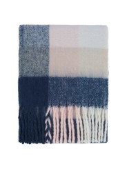 ECHARPE FRANGES EPAISSE DOUCE ROSE ECRU BLEU MARIE LSC 0460 NY91 Barbour femme homme 1