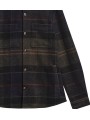 BLOUSON CHEMISE TARTAN SHADOW VERT NAVY FLANELLE NYLON MOS 0511 TN43 Barbour homme boutique Strasbourg shop online store poignet