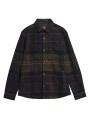 BLOUSON CHEMISE TARTAN SHADOW VERT NAVY FLANELLE NYLON MOS 0511 TN43 Barbour homme boutique Strasbourg shop online store flat