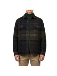 BLOUSON CHEMISE TARTAN SHADOW VERT NAVY FLANELLE NYLON MOS 0511 TN43 Barbour homme boutique Strasbourg shop online store front