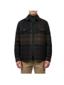 BLOUSON CHEMISE TARTAN SHADOW VERT NAVY FLANELLE NYLON MOS 0511 TN43 Barbour homme boutique Strasbourg shop online store front