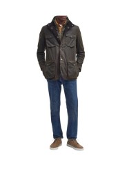 VESTE OGSTON WAXEE PLASTRON MATELASSE OLIVE MWX0700 OL51 BARBOUR HOMME boutique Strasbourg france onlibne store shop look