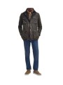 VESTE OGSTON WAXEE PLASTRON MATELASSE OLIVE MWX0700 OL51 BARBOUR HOMME boutique Strasbourg france onlibne store shop look