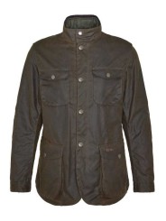 VESTE OGSTON WAXEE PLASTRON MATELASSE OLIVE MWX0700 OL51 BARBOUR HOMME boutique Strasbourg france onlibne store shop vue