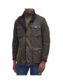 VESTE OGSTON WAXEE PLASTRON MATELASSE OLIVE MWX0700 OL51 BARBOUR HOMME boutique Strasbourg france onlibne store shop front