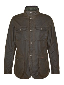 VESTE OGSTON WAXEE PLASTRON MATELASSE OLIVE MWX0700 OL51 BARBOUR HOMME boutique Strasbourg france onlibne store shop flat