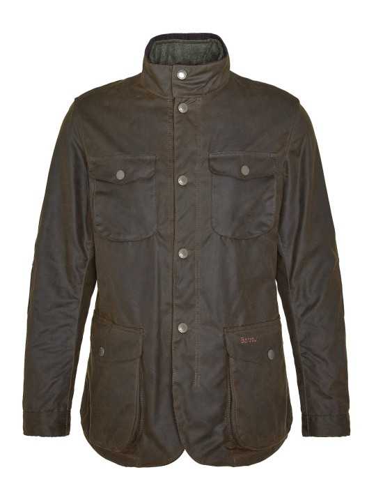 VESTE OGSTON WAXEE PLASTRON MATELASSE OLIVE MWX0700 OL51 BARBOUR HOMME boutique Strasbourg france onlibne store shop flat