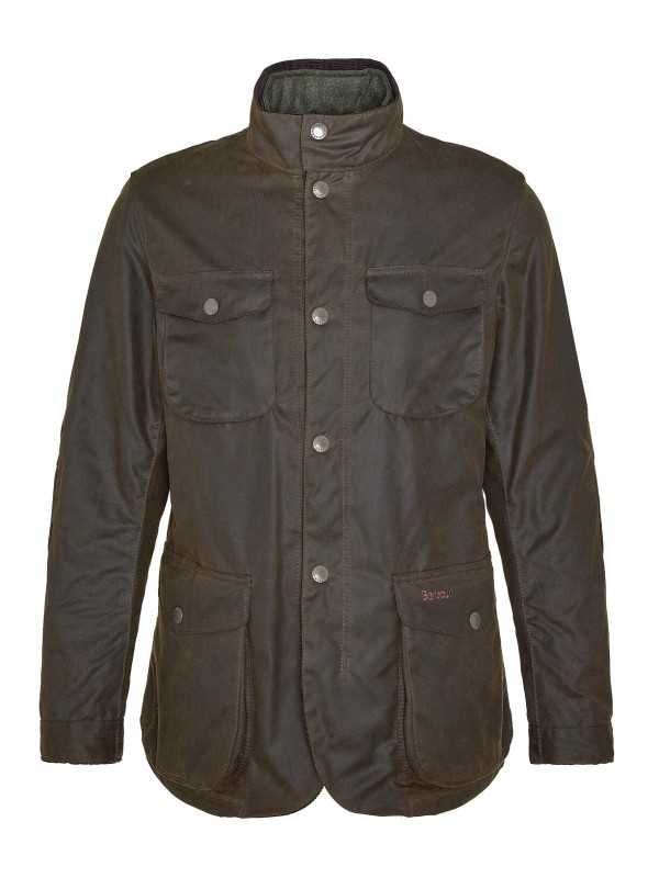 VESTE OGSTON WAXEE PLASTRON MATELASSE OLIVE MWX0700 OL51 BARBOUR HOMME boutique Strasbourg france onlibne store shop flat