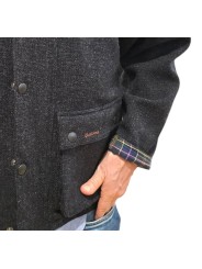 BLOUSON PAUL SMITH TRANSPORT CHINE GRIS MWX0318 CH71 BARBOUR homme femme boutique Strasbourg vêtement shop online poche