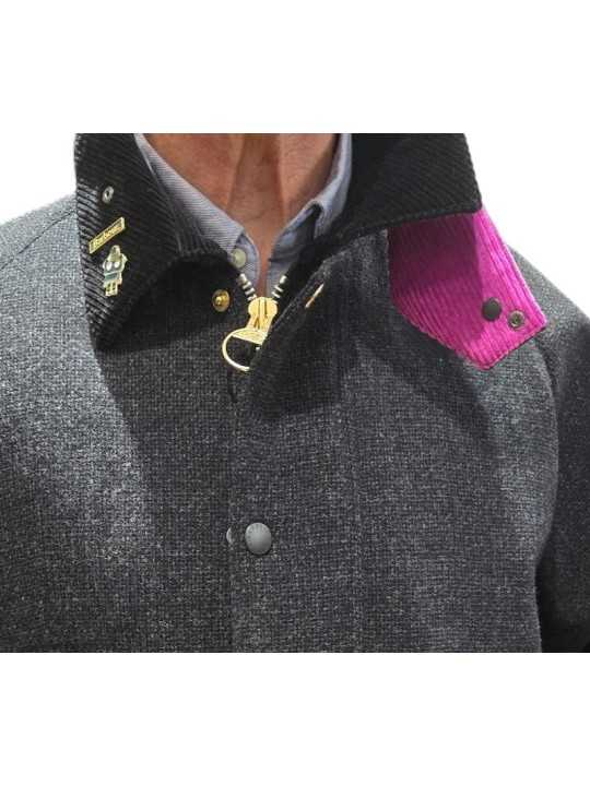 BLOUSON PAUL SMITH TRANSPORT CHINE GRIS MWX0318 CH71 BARBOUR homme femme boutique Strasbourg vêtement shop online col BLOUSON PAUL SMITH TRANSPORT CHINE GRIS MWX0318 CH71 BARBOUR homme femme boutique Strasbourg vêtement shop online col