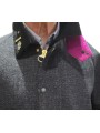 BLOUSON PAUL SMITH TRANSPORT CHINE GRIS MWX0318 CH71 BARBOUR homme femme boutique Strasbourg vêtement shop online col BLOUSON PAUL SMITH TRANSPORT CHINE GRIS MWX0318 CH71 BARBOUR homme femme boutique Strasbourg vêtement shop online col