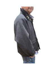 BLOUSON PAUL SMITH TRANSPORT CHINE GRIS MWX0318 CH71 BARBOUR homme femme boutique Strasbourg vêtement shop online profil